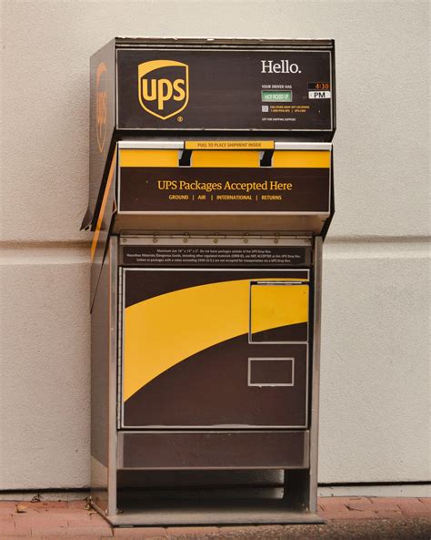 metal ups drop off box home|package drop boxes near me.